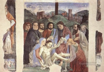 Christian Jesus Painting - Lamentaion Over The Dead Christ religious Domenico Ghirlandaio